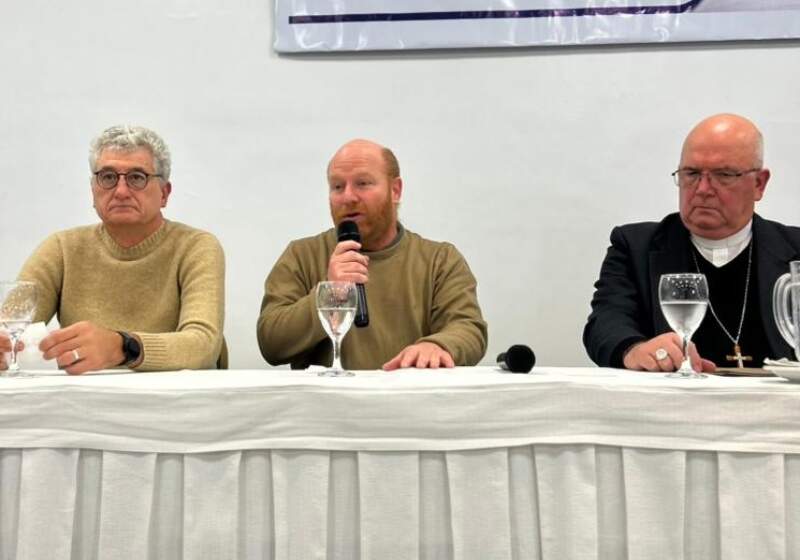 El intendente de Mar Chiquita acompañó el inicio de la jornada organizada por la Diócesis de Mar del Plata y el Secretariado de Pastoral Social.