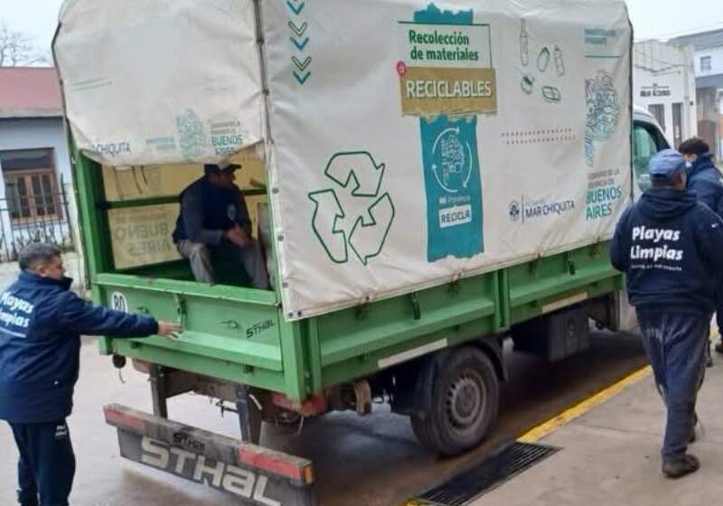 La acción se realizó en Coronel Vidal mediante un trabajo conjunto entre Playas Limpias y la Cooperativa de Reciclado de Santa Clara.