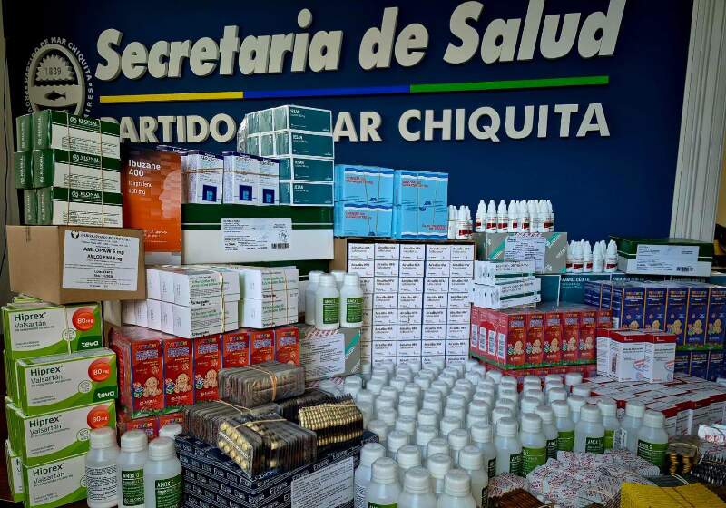 La municipalidad de Mar Chquita reforzó la compra de fármacos esenciales para los centros de Coronel Vidal y Santa Clara.