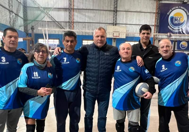 El delegado, acompañado de su par de Costa Sur, Matías Jara, acompañó el evento realizado en el polideportivo de la ciudad.