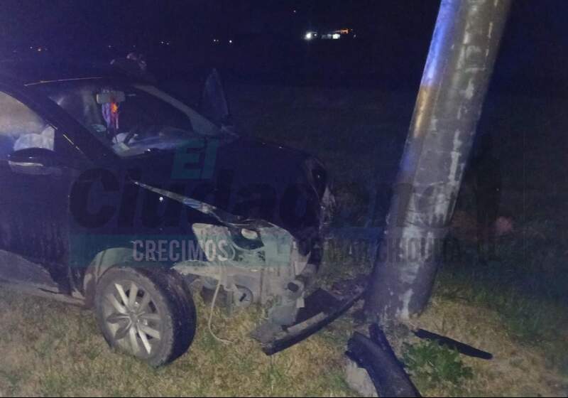 Ocurrió el viernes por la noche en el kilómetro 494 sentido a Mar de Cobo. El conductor salió ileso