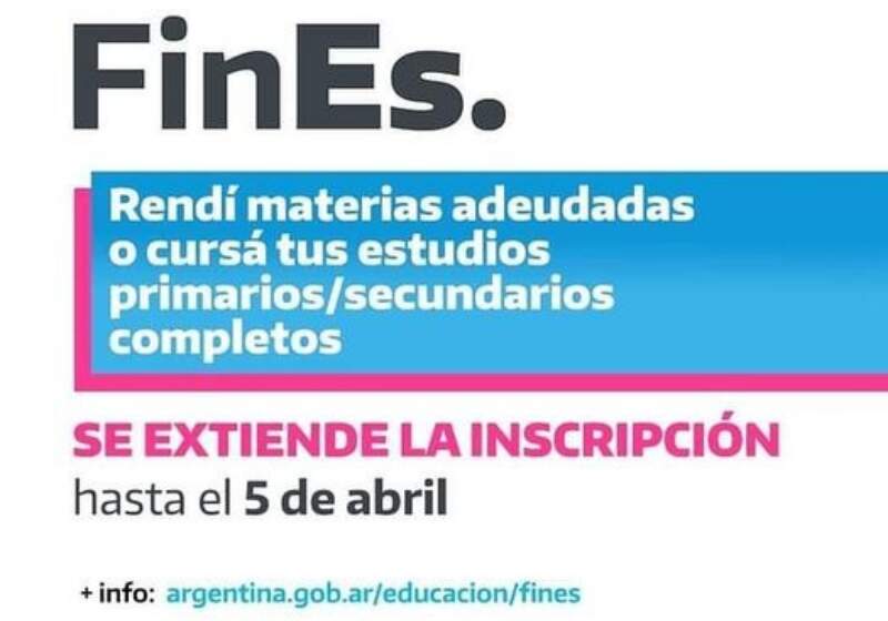 El programa se presentará en sus tres modalidades: FinEs deudores de materias, FinEs Trayecto Primario y FinEs Trayecto Secundario. 