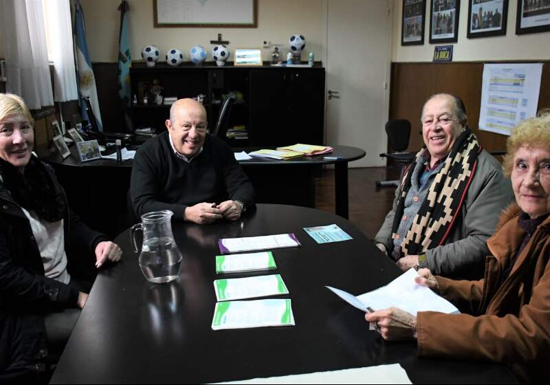 El Intendente de Mar Chiquita se comprometió a brindar un apoyo económico destinado a la entidad de Coronel Vidal.