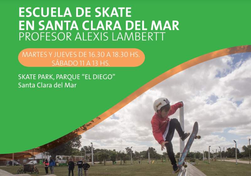 Este martes inicia la Escuela Municipal de Skate