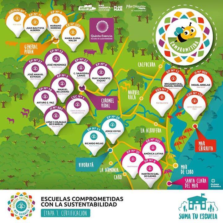 Se cumple 1° año del programa Escuelas Sustentables de Mar Chiquita