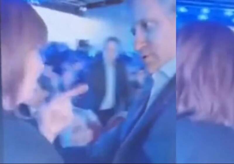 La titular del PRO tuvo un cruce con el jefe de Gabinete de la Ciudad de Buenos Aires y el momento quedó registrado en un video.