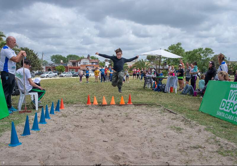 Hubo una intensa agenda deportiva de la que participaron jóvenes de las distintas localidades de Mar Chiquita.