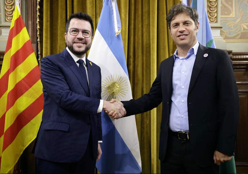 La provincia de Buenos Aires y Cataluña firman un acuerdo para profundizar la cooperación entre los dos gobiernos